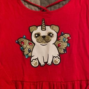 Adorable size 8 Justice holiday dress